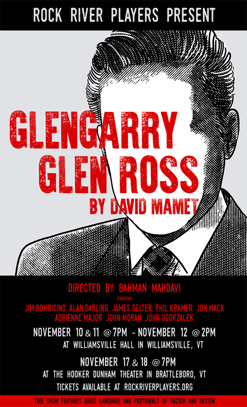 Rock River Players Present David Mamet’s “Glengarry Glen Ross”