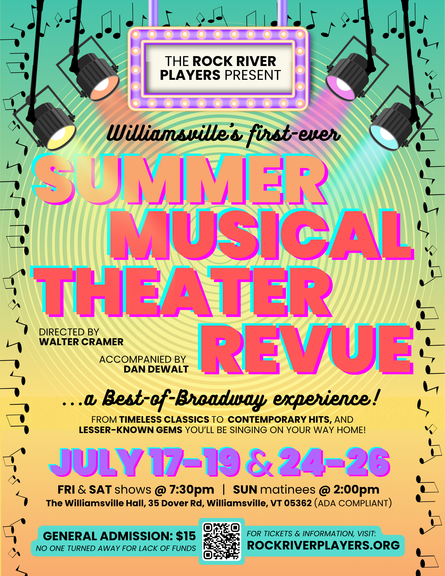 RRP Present a Summer Musical Theater Revue