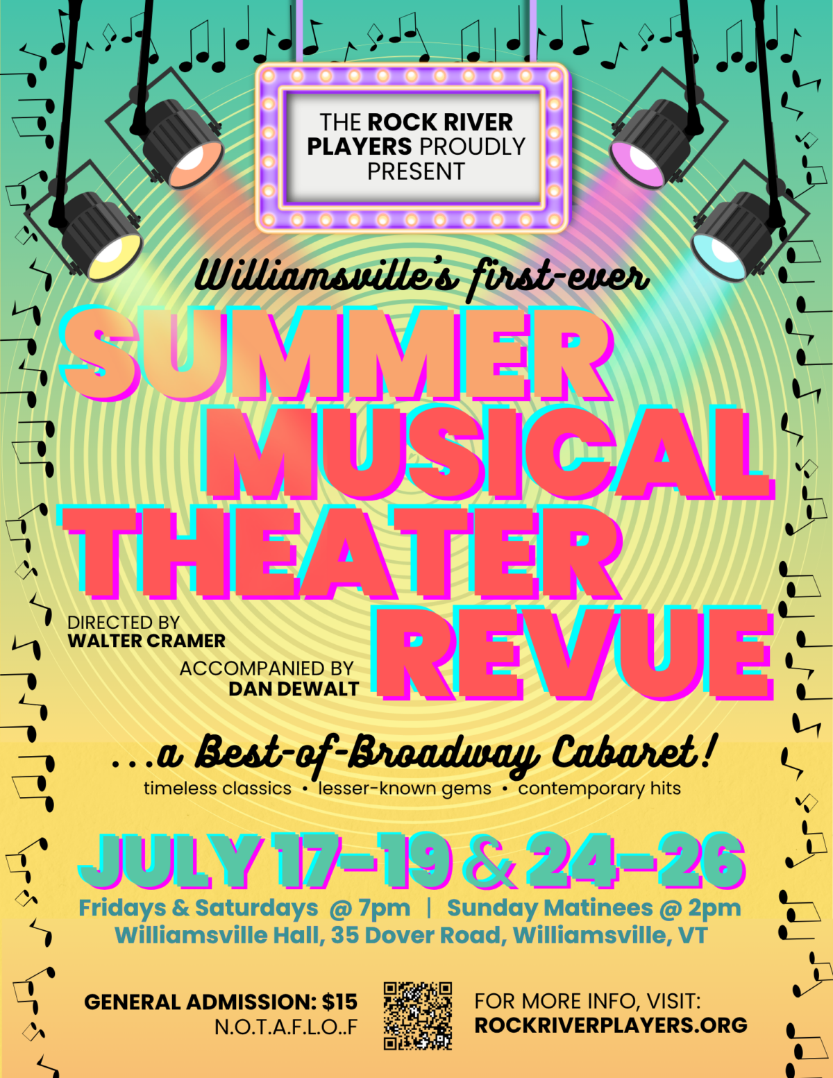 RRP Present a Summer Musical Theater Revue